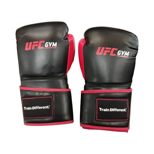 Vist Large View of Product Image Which is Used UFC Boxing Gloves Black LG