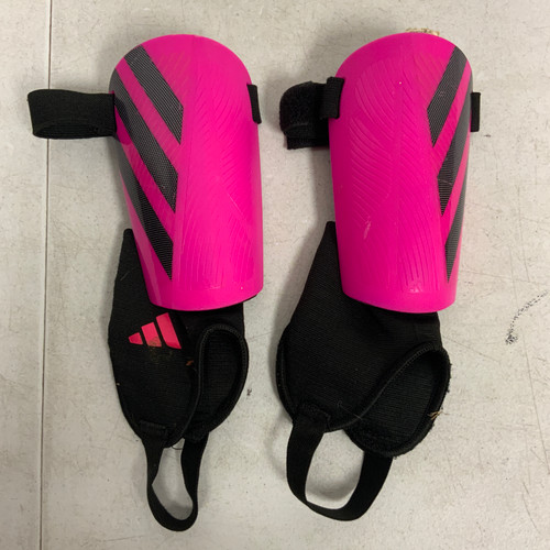 Vist Large View of Product Image Which is Used Adidas Soccer Shin Guards Junior Pink Junior