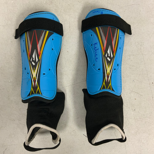 Vist Large View of Product Image Which is Used Soccer Shin Guards Junior Royal Blue Junior