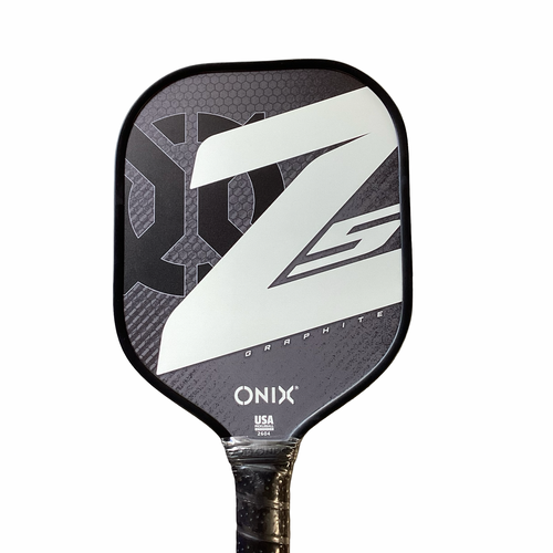 Vist Large View of Product Image Which is Used Onix Z5 GRAPHITE Pickleball Racquet Grey