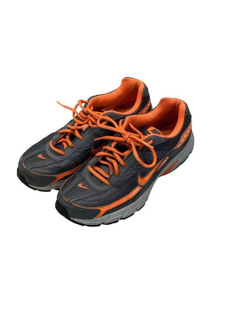 Vist Large View of Product Image Which is Used Nike INITIATOR Running/X-Train Shoes M Charcoal And Orange Senior 9