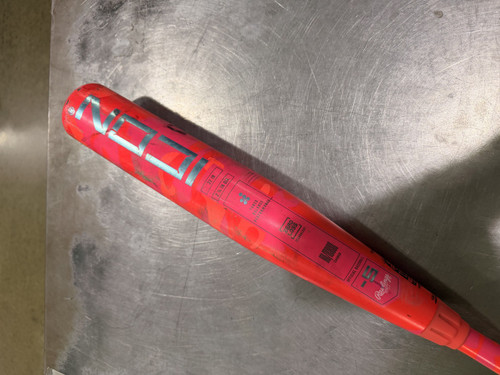 Vist Large View of Product Image Which is Used Rawlings ICON ELECTRIC UNICORN RUT5IPK5 BB/SB USSSA 2 3/4 Bat 32"