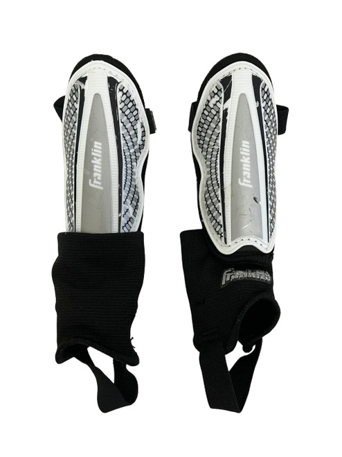 Vist Large View of Product Image Which is Used Franklin Youth XS Soccer Shin Guards