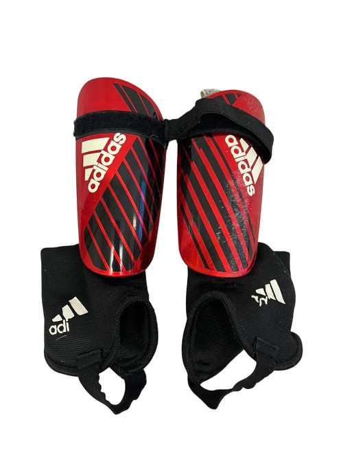Vist Large View of Product Image Which is Used Adidas X Reflex Youth XS Soccer Shin Guards