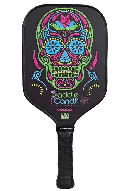Vist Large View of Product Image Which is New Paddle Candy Sugar Skull