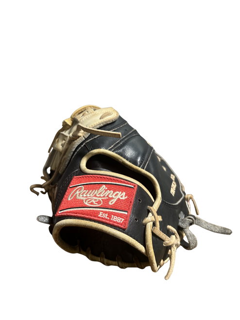 Vist Large View of Product Image Which is Used Rawlings HEART OF THE HIDE BB/SB First Base LH Throw Brown 12 1/2"