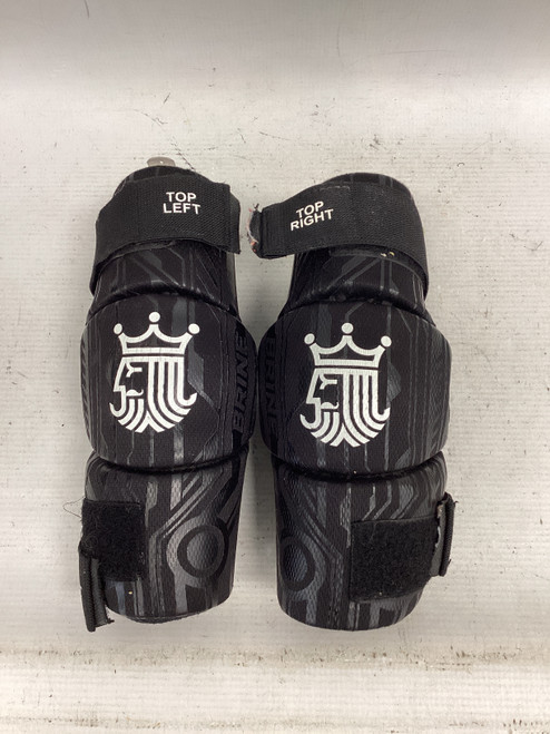 Vist Large View of Product Image Which is Used Brine ARM PADS Lacrosse Arm Pads/Guards Black SM