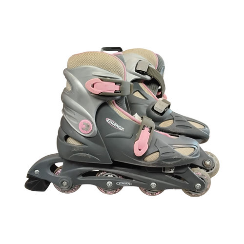 Vist Large View of Product Image Which is Used EQUINOX Junior Aggressive Skates Grey Adjustable