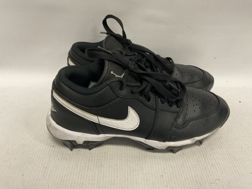 Vist Large View of Product Image Which is Used Nike AIR JORDAN 1 LOW CLEATS BB/SB Cleats Black Youth 06.0