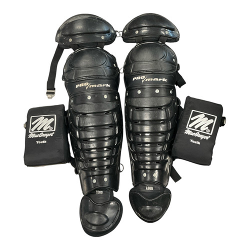 Vist Large View of Product Image Which is Used PRO MARK LG60 Catchers Leg Guards Black Adult