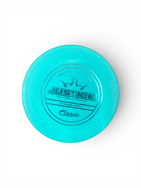Vist Large View of Product Image Which is Used Dynamic Discs JUS Disc Golf Mid Range Royal Blue