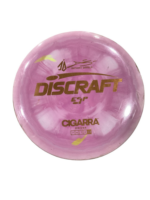 Vist Large View of Product Image Which is Used Discraft CIGARRA ESP Disc Golf Driver Pink