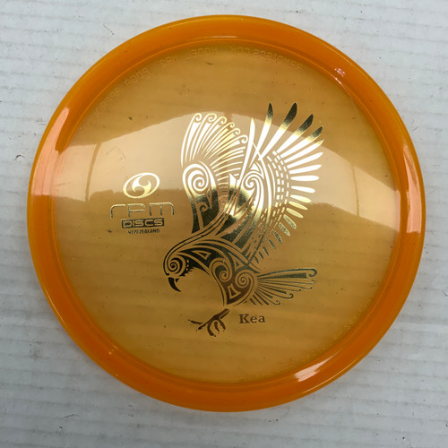 Vist Large View of Product Image Which is Used RPM COSMIC KEA Disc Golf Putter Orange 179g