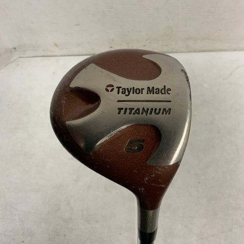 Vist Large View of Product Image Which is Used Taylormade TITANIUM Mens Fairway Wood RH 5 Wood