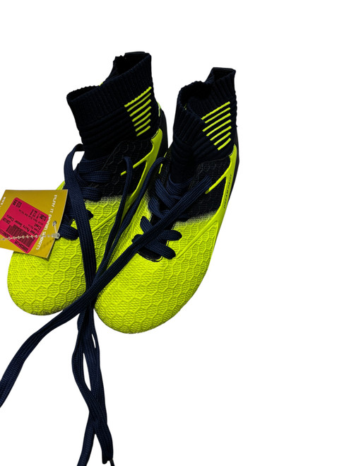 Vist Large View of Product Image Which is Used Dream Pairs Soccer Cleats Navy Blue And Yellow Youth 12.0