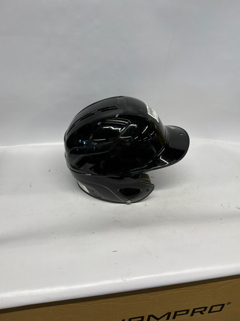 Vist Large View of Product Image Which is Used Adidas TBALL HELMET Batting Helmet No Mask Black XS