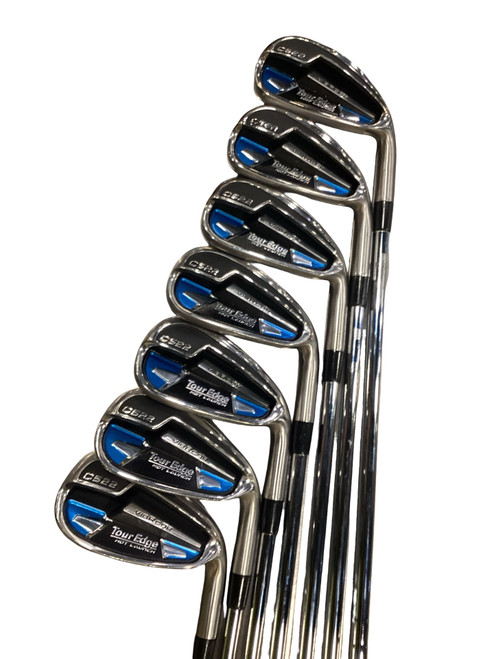 Vist Large View of Product Image Which is Used Tour Edge HOT LAUNCH C522 VIBRCOR Mens Iron Set RH 4I-PW