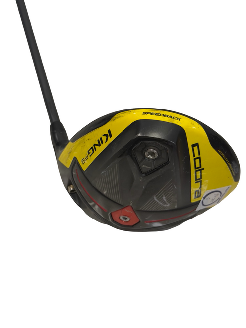Vist Large View of Product Image Which is Used Cobra KING F9 SPEEDBACK Mens Golf Driver RH 9.0 Degree 45.25" w/ HZRDUS Smoke 6.0 60g Shaft