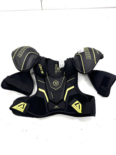 Vist Large View of Product Image Which is Used Warrior ALPHA DX5 Senior Shoulder Pads XS