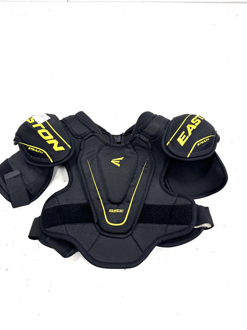 Vist Large View of Product Image Which is Used Easton 55S Junior Shoulder Pads LG