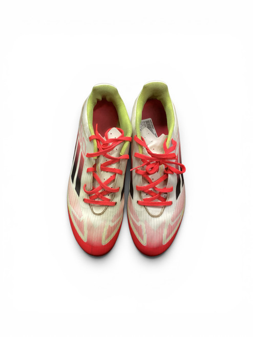 Vist Large View of Product Image Which is Used Adidas Soccer Cleats Pink Senior 10