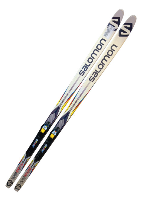 Vist Large View of Product Image Which is Used Salomon TEAM RACING GRIP Boys XC Ski/Binding
