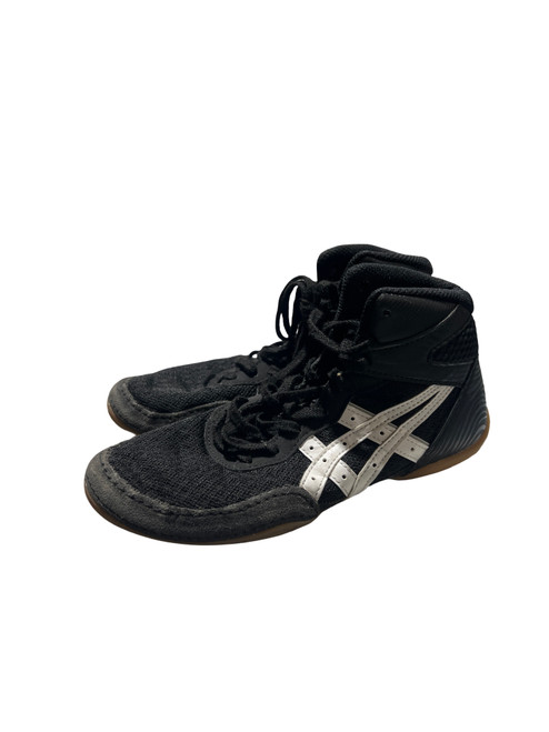 Vist Large View of Product Image Which is Used Asics Wrestling Shoes Black Junior 03.5