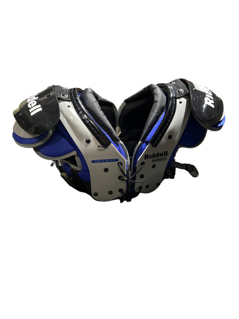 Vist Large View of Product Image Which is Used Riddell PADS FB Shoulder Pads Grey MD