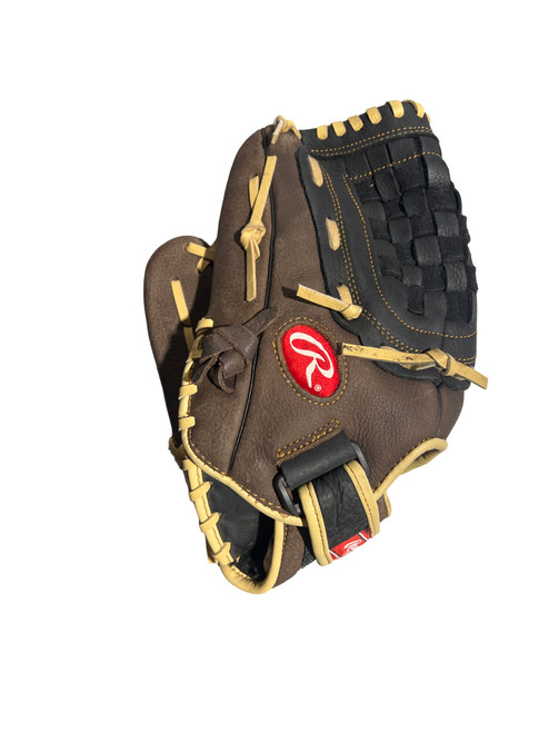 Vist Large View of Product Image Which is Used Rawlings MARK OF A PRO BB/SB Glove LH Throw Brown 12 1/2"