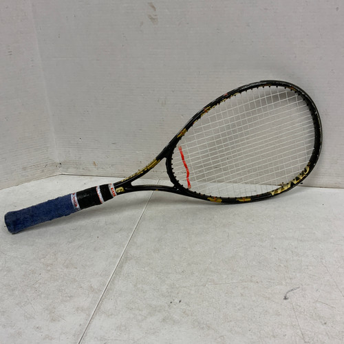 Vist Large View of Product Image Which is Used Gamma Sports CYCLONE 21 XL Adult Tennis Racquet Black 4 1/2"