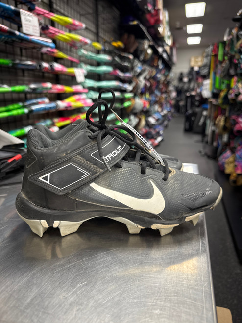Vist Large View of Product Image Which is Used Nike TROUT BB/SB Cleats Black Junior 06
