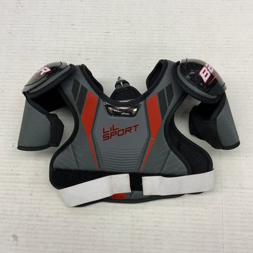 Vist Large View of Product Image Which is Used Bauer LIL SPORT Youth Shoulder Pads MD