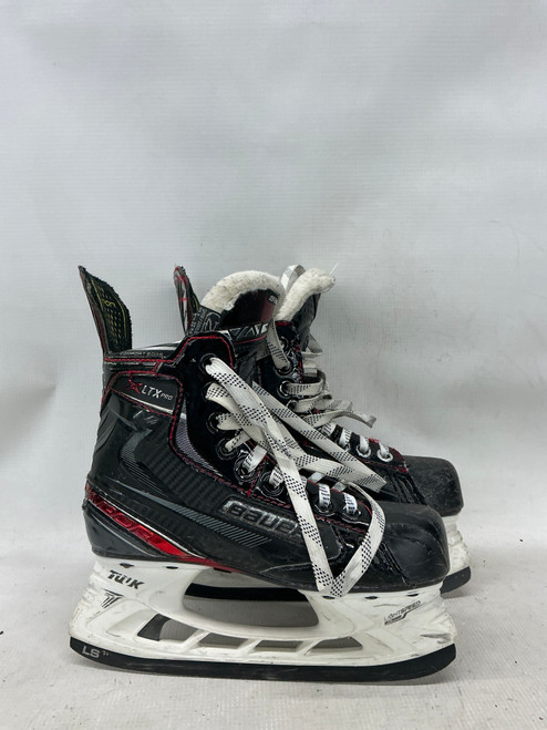 Vist Large View of Product Image Which is Used Bauer LTX PRO Junior Hockey Skate Black Junior 02