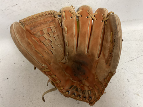 Vist Large View of Product Image Which is Used Mizuno MZ1301 Baseball Glove RH Throw Tan 13 1/2"
