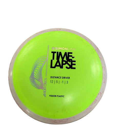 Vist Large View of Product Image Which is Used MVP FISSION TIME LAPSE Disc Golf Driver Yellow