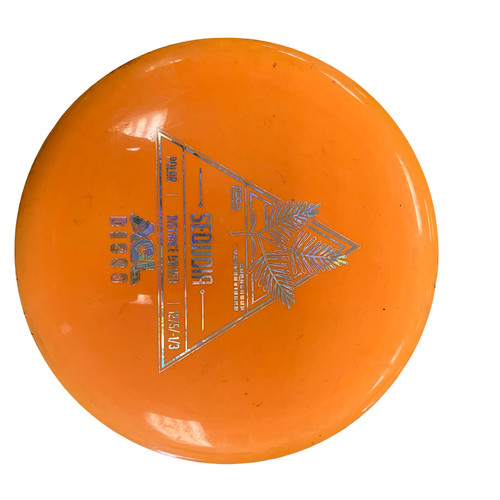Vist Large View of Product Image Which is Used Innova POLAR SEQUOIA Disc Golf Driver Orange