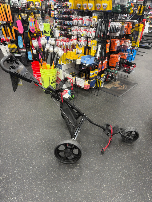 Vist Large View of Product Image Which is Used 3 WHEEL PULL CART Golf Cart 3 Wheel