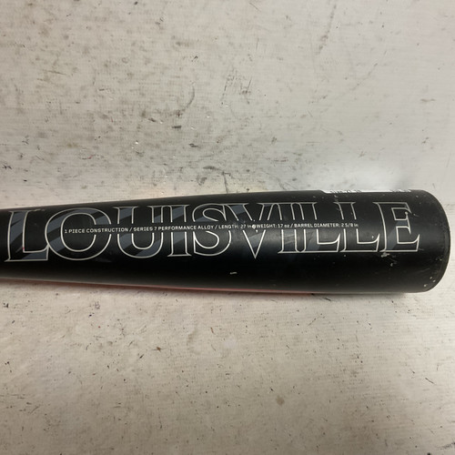 Vist Large View of Product Image Which is Used Louisville Slugger Vapor UBVAB10-23 USA 2 5/8 Baseball Bat Black And Orange 27"