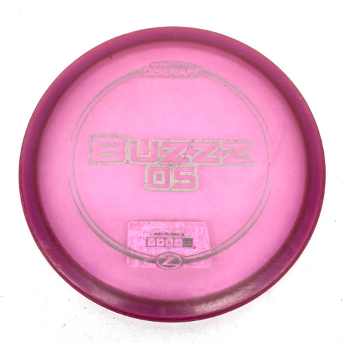 Vist Large View of Product Image Which is Used Discraft Z LINE BUZZZ OS Disc Golf Mid Range Purple 180g