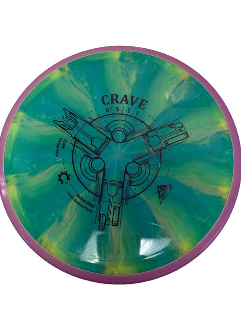 Vist Large View of Product Image Which is Used Axiom CRAVE Cosmic Neutron Plastic Disc Golf Fairway Driver 171g