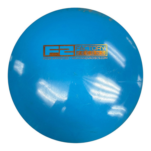 Vist Large View of Product Image Which is Used F2 FACTORY 2ECOND MIDRANGE Disc Golf Mid Range Royal Blue