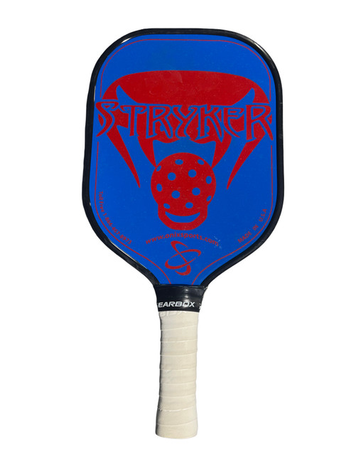 Vist Large View of Product Image Which is Used Onix STRYKER Pickleball Racquet Royal Blue