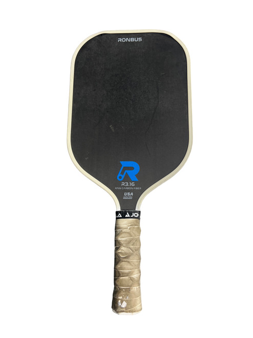 Vist Large View of Product Image Which is Used RONBUS R3.16 Pickleball Racquet Black