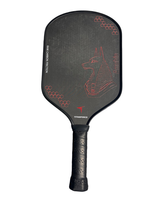 Vist Large View of Product Image Which is Used TITAN ANUBIS Pickleball Racquet Black