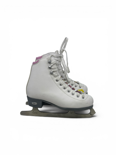 Vist Large View of Product Image Which is Used Riedell PEARL Girls Figure Skate White Junior 03