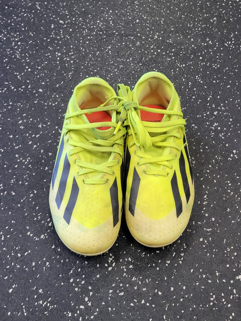 Vist Large View of Product Image Which is Used Adidas Soccer Cleats Optic Yellow Junior 01