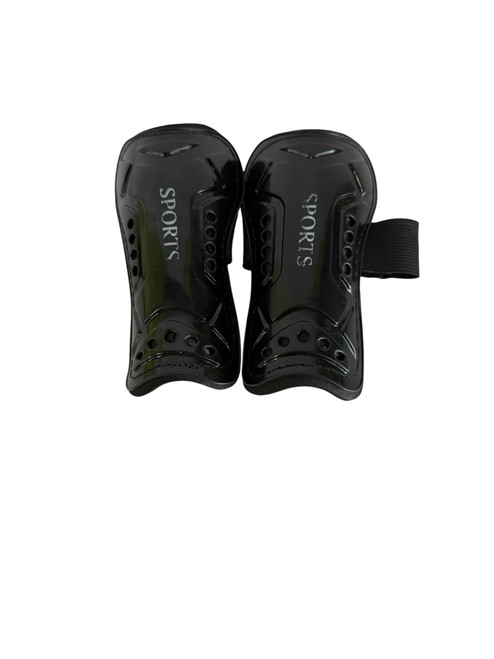 Vist Large View of Product Image Which is Used Soccer Shin Guards Youth Black XXXS