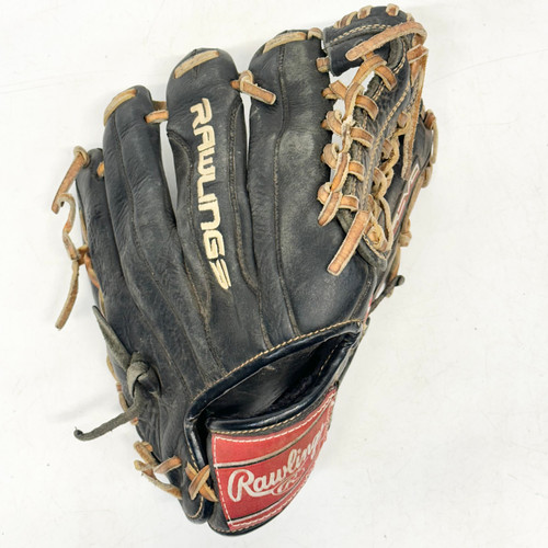 Vist Large View of Product Image Which is Used Rawlings REVO BB/SB Glove RH Throw Black 11 1/2"