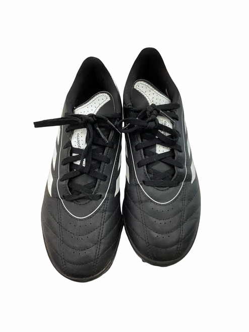 Vist Large View of Product Image Which is Used Adidas GOLETTO Soccer Turf Shoes Black Senior 7