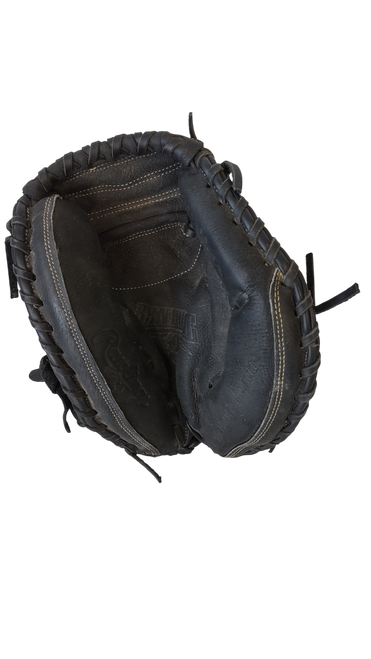 Vist Large View of Product Image Which is Used Rawlings RENEGADE BB/SB Catchers RH Throw Black 31 1/2"